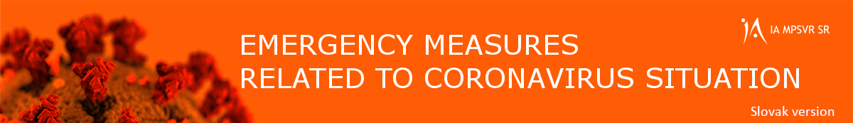 Emergency measures related to coronavirus situation